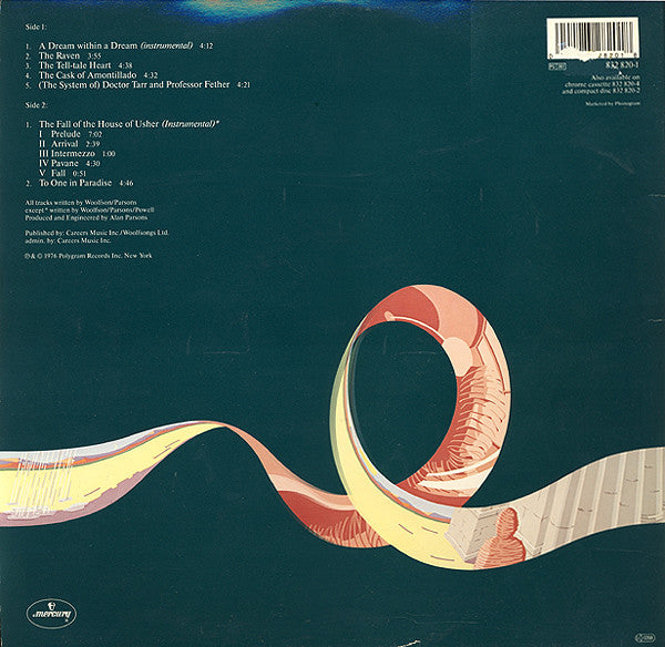 The Alan Parsons Project : Tales Of Mystery And Imagination (Edgar Allan Poe) (LP, Album, RE, RM, Gat)