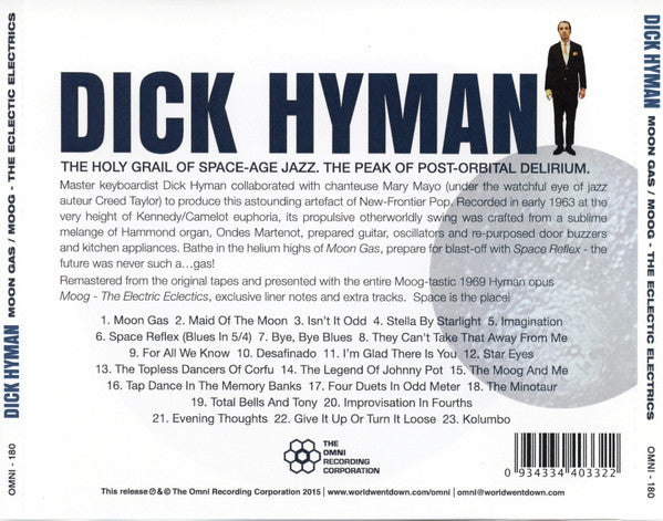 Dick Hyman : Moon Gas / Moog - The Electric Eclectics Of Dick Hyman (CD, Comp, RM)