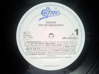 Europe (2) : Out Of This World (LP, Album)