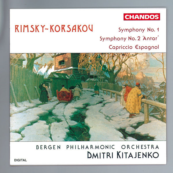 Nikolai Rimsky-Korsakov, Bergen Filharmoniske Orkester, Dimitrij Kitaenko : Symphony No. 1, Symphony No. 2 'Antar', Capriccio Espagnol (CD, Album)