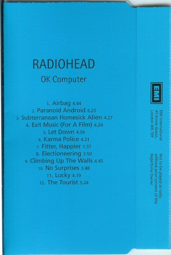 Radiohead : OK Computer (CD, Advance, Album, Num, Promo)