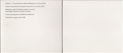 George Cremaschi / Irene Kepl / Petr Vrba : Resonators (CD, Album)