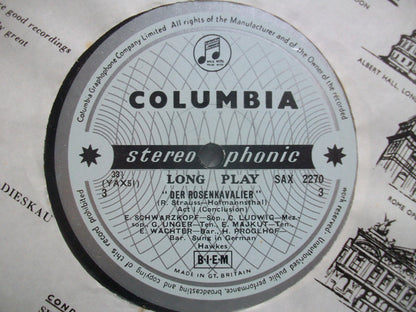 Richard Strauss  -  Elisabeth Schwarzkopf, Otto Edelmann, Christa Ludwig, Teresa Stich Randall*, Eberhard Waechter* • Philharmonia Orchestra, Herbert Von Karajan : Der Rosenkavalier (4xLP, Album + Box)