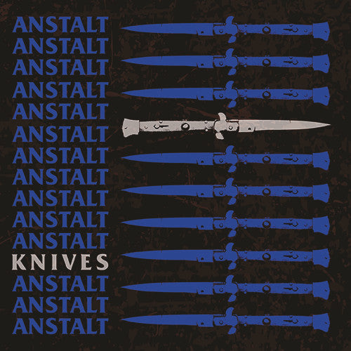 Anstalt (3) : Knives (7", EP, Blu)