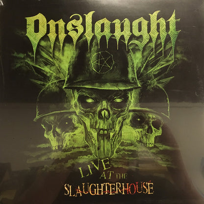 Onslaught (2) : Live At The Slaughterhouse (2xLP, Album, Ltd, Red)