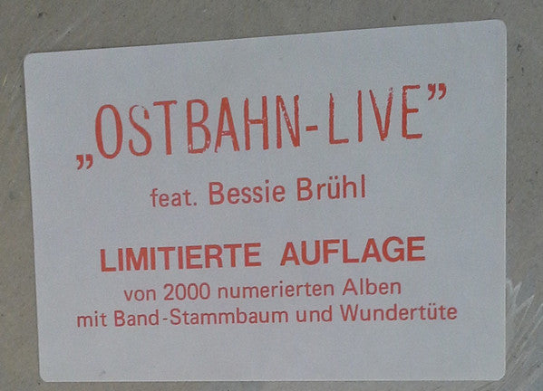 Ostbahn-Kurti & Die Chefpartie : Live (LP, Album, Ltd, Num)