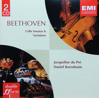 Beethoven* - Jacqueline du Pré, Daniel Barenboim : Cello Sonatas & Variations (2xCD, Album)