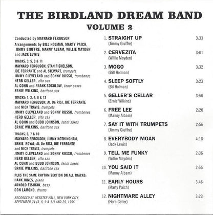 Birdland Dream Band / Maynard Ferguson : Birdland Dream Band Volume 2 (CD, Album)