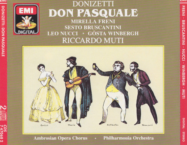 Gaetano Donizetti, Mirella Freni, Sesto Bruscantini, Leo Nucci ∙ Gösta Winbergh, Riccardo Muti : Don Pasquale (2xCD + Box)