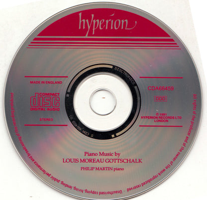Philip Martin (3), Louis Moreau Gottschalk : Gottschalk Piano Music (CD, Album)