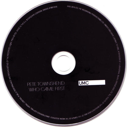 Pete Townshend : Who Came First (CD, Album, RE, RM)
