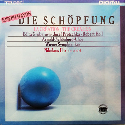 Joseph Haydn - Edita Gruberova • Josef Protschka • Robert Holl • Arnold-Schönberg-Chor* • Wiener Symphoniker • Nikolaus Harnoncourt : Die Schöpfung (Box + 2xLP, DMM)