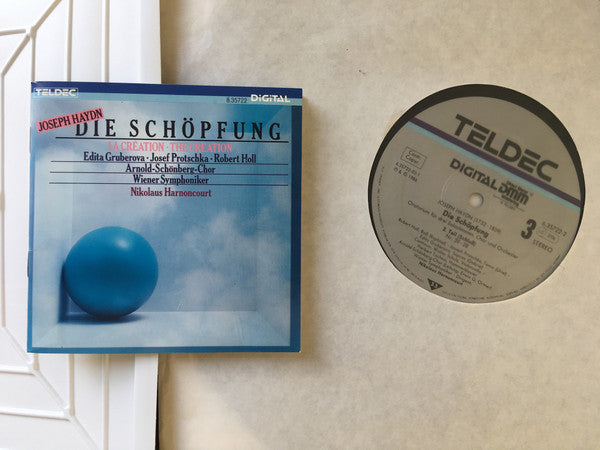 Joseph Haydn - Edita Gruberova • Josef Protschka • Robert Holl • Arnold-Schönberg-Chor* • Wiener Symphoniker • Nikolaus Harnoncourt : Die Schöpfung (Box + 2xLP, DMM)