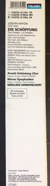Joseph Haydn - Edita Gruberova • Josef Protschka • Robert Holl • Arnold-Schönberg-Chor* • Wiener Symphoniker • Nikolaus Harnoncourt : Die Schöpfung (Box + 2xLP, DMM)