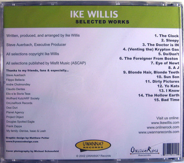 Ike Willis : Selected Works (CD, Comp)