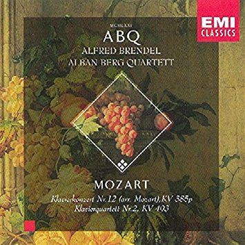 Mozart*, Alfred Brendel, Alban Berg Quartett : Piano Concerto No.12, Etc. (CD, Album)