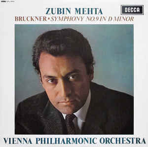 Zubin Mehta, Bruckner*, Vienna Philharmonic Orchestra* : Symphony No.9 In D Minor (LP)