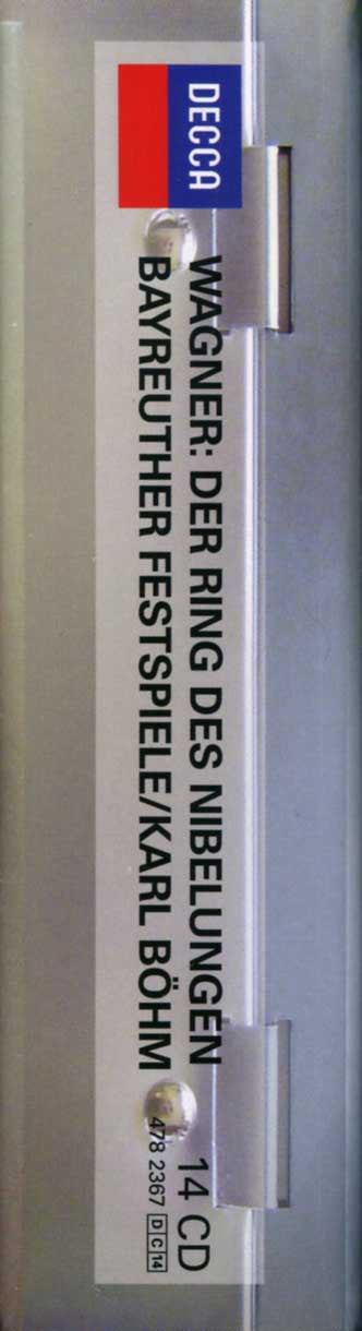 Richard Wagner - Chor der Bayreuther Festspiele Und Orchester der Bayreuther Festspiele, Karl Böhm : Der Ring Des Nibelungen (14xCD, Comp, RE, RM + Box)