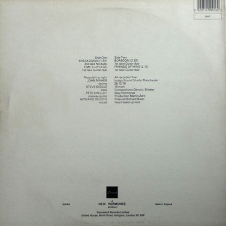 Buzzcocks : Spiral Scratch (12", Ltd, RE)