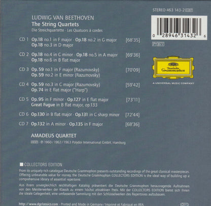 The String Quartets / Amadeus Quartet