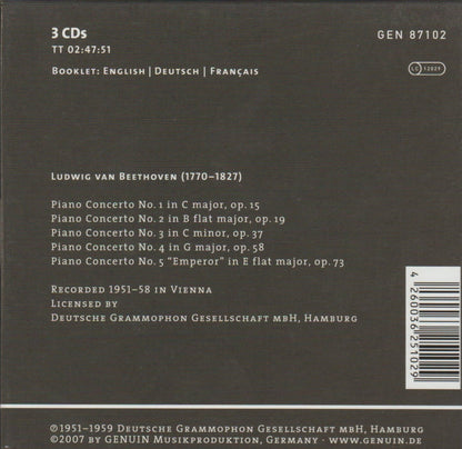 The Five Piano Concertos / Paul Badura-Skoda