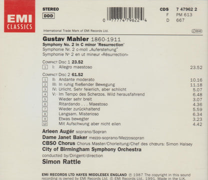 Symphony No. 2 ("Resurrection") / Simon Rattle