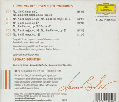 The 9 Symphonies / Leonard Bernstein