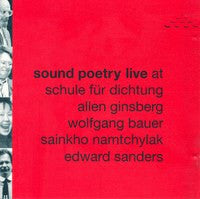Sound Poetry Live At Schule Für Dichtung