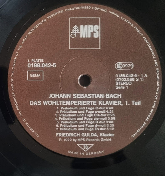 Das Wohltemperierte Klavier