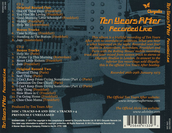 Recorded Live