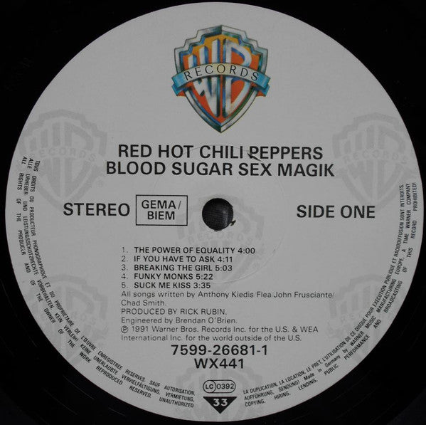 Red Hot Chili Peppers – Blood Sugar Sex Magik