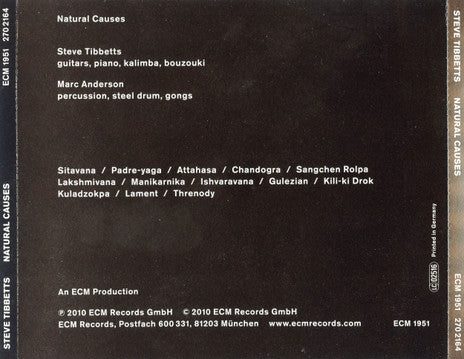 Steve Tibbetts – Natural Causes