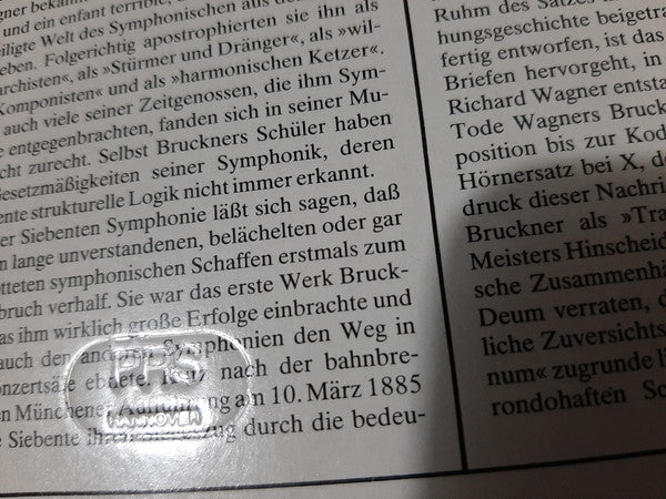 Anton Bruckner, Herbert Von Karajan, Wiener Philharmoniker – Symphonie No. 7