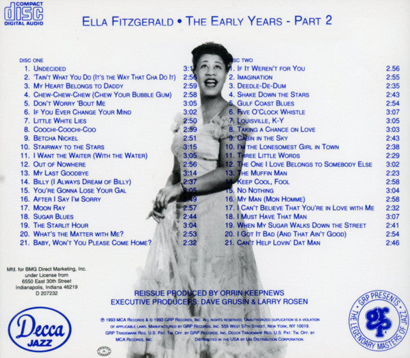 Ella Fitzgerald, The Early Years - Part 1 & Part 2